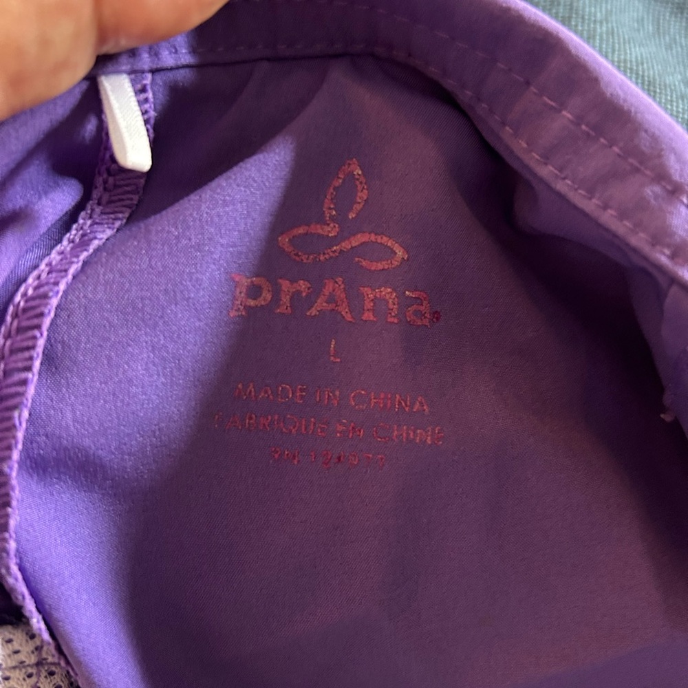 Prana drawstring Purple women’s large Swim Shorts board shorts - Picture 10 of 10